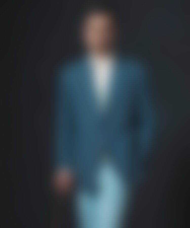 Wool check coat